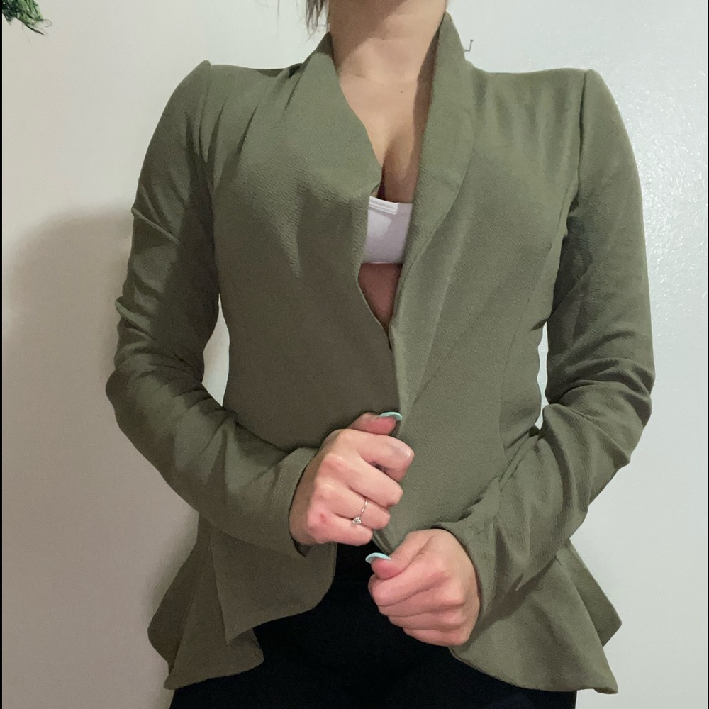 Dark green blazer medium